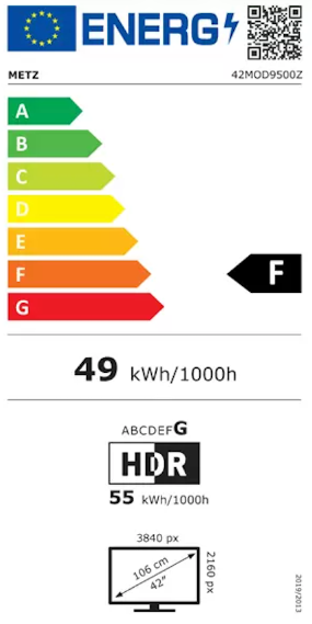 42mod9500y Energim�rke