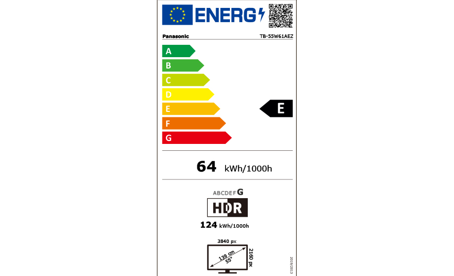 tb-55w61bez Energimrke