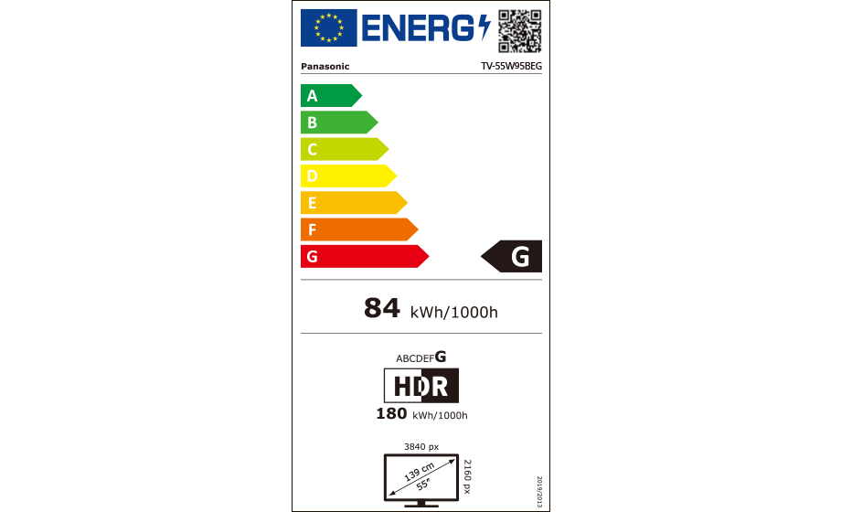 tv-55w95beg Energimrke