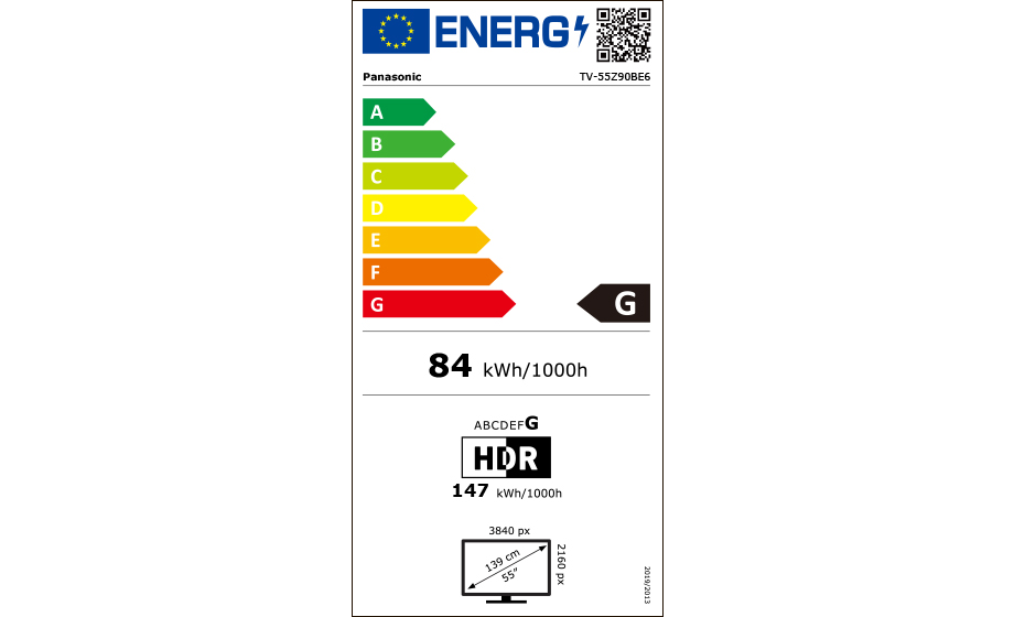 tv-55z90beg Energimrke