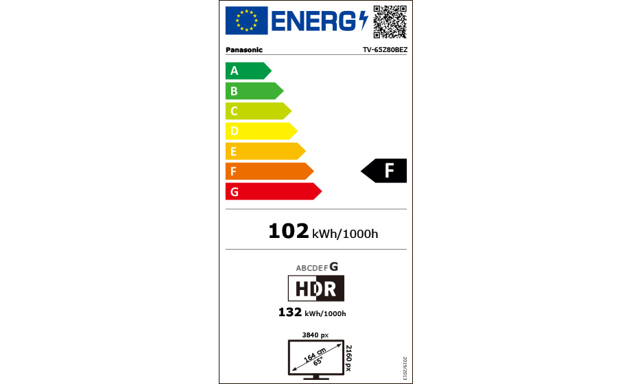 tv-65z80bez Energimrke