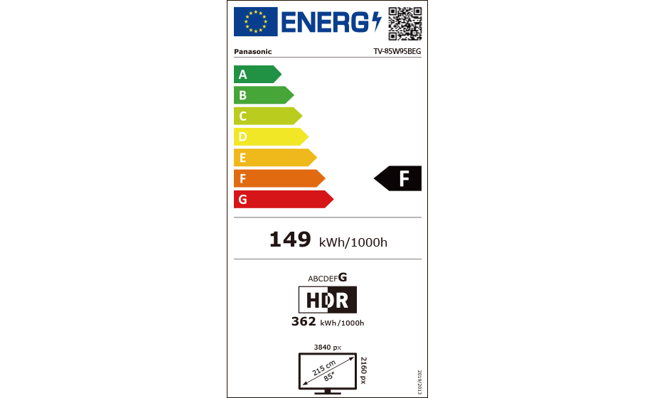 tv-85w95beg Energimrke