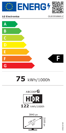 oled55b6elc Energim�rke