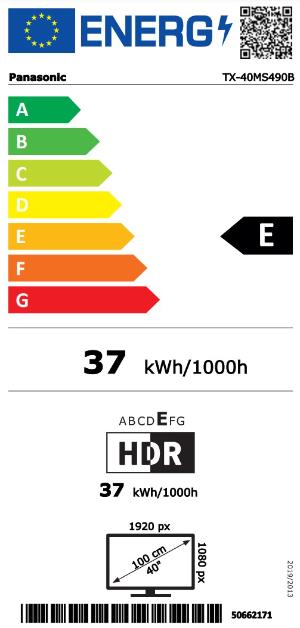 tx-40ms490e Energimrke