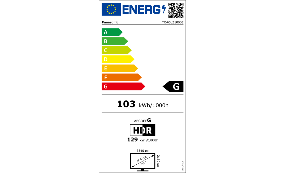 tx-65lz1000e Energimrke