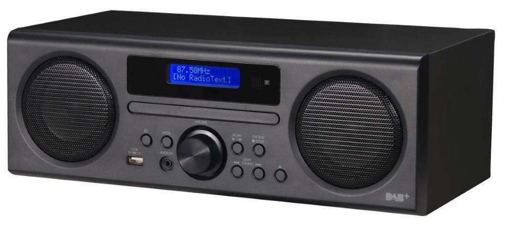 Scansonic DA310 stereoanlæg, CD-afspiller og DAB+ Lyd & Billed